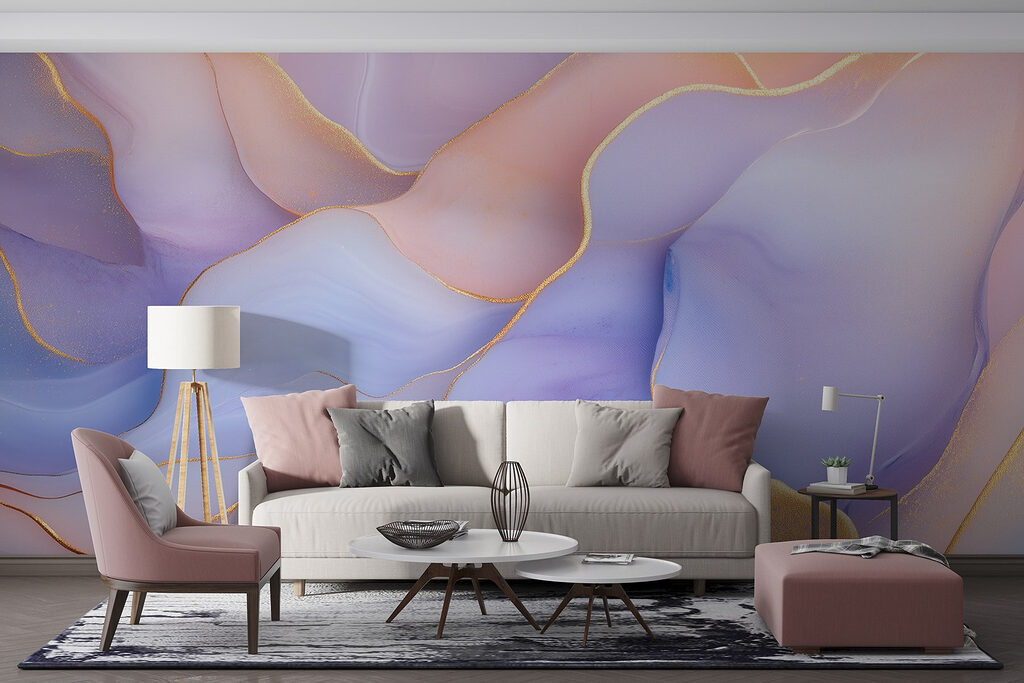 Linii aurii pe pastel — interior 2