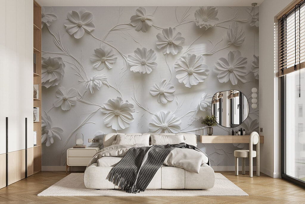 Flori albe pe vrej — interior 1