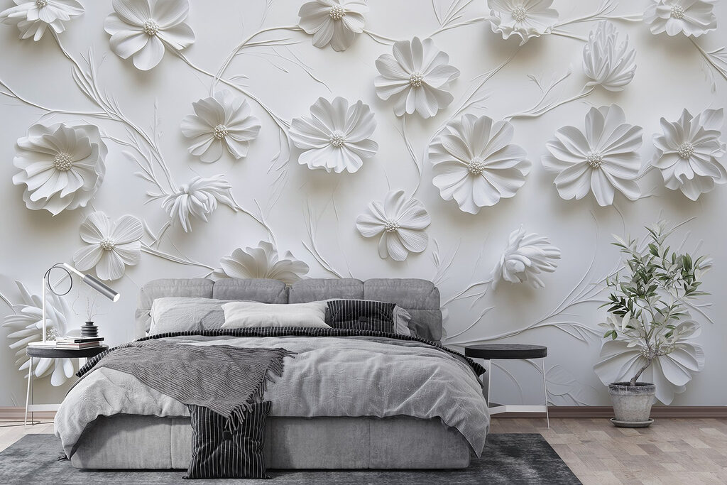Flori albe pe vrej — interior 2