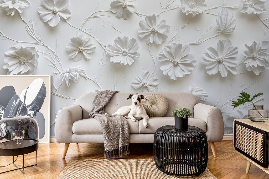 Flori albe pe vrej — interior 5