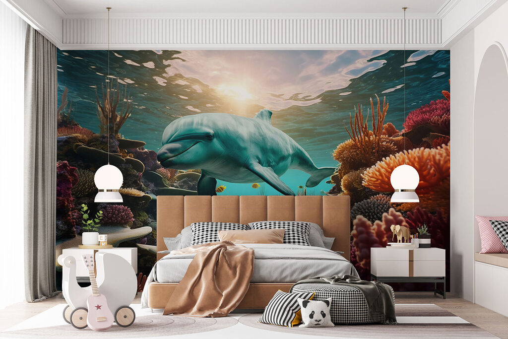 Delfin în tonuri calde — interior 4