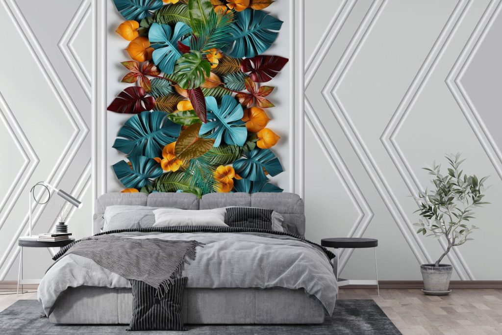 Bandă cu frunze tropicale — interior 1