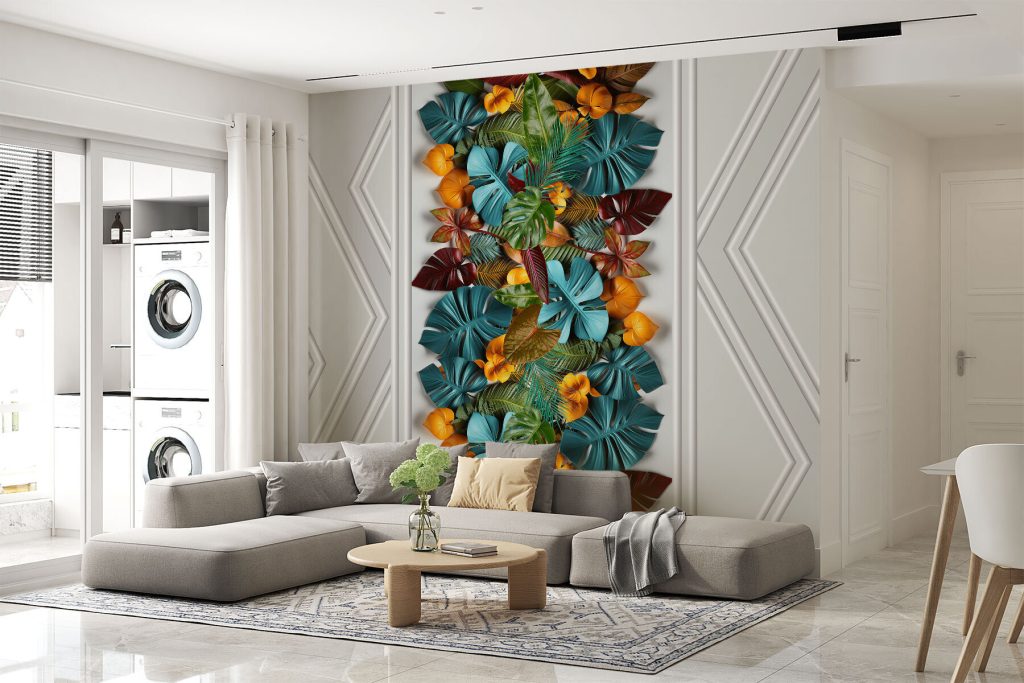 Bandă cu frunze tropicale — interior 2