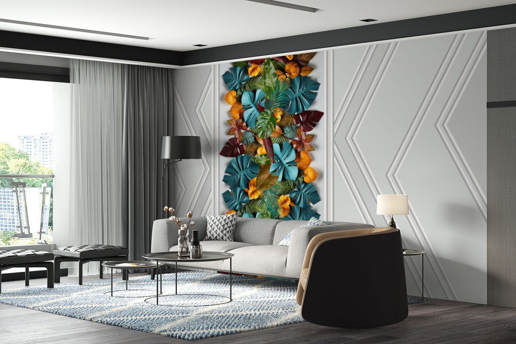 Bandă cu frunze tropicale — interior 3