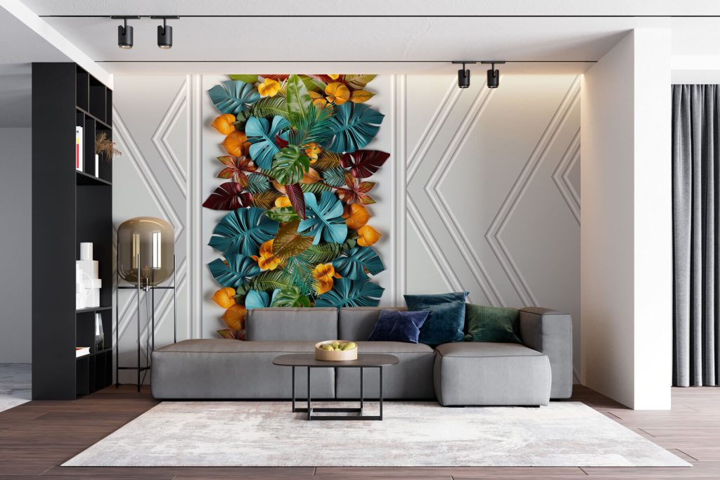 Bandă cu frunze tropicale — interior 4