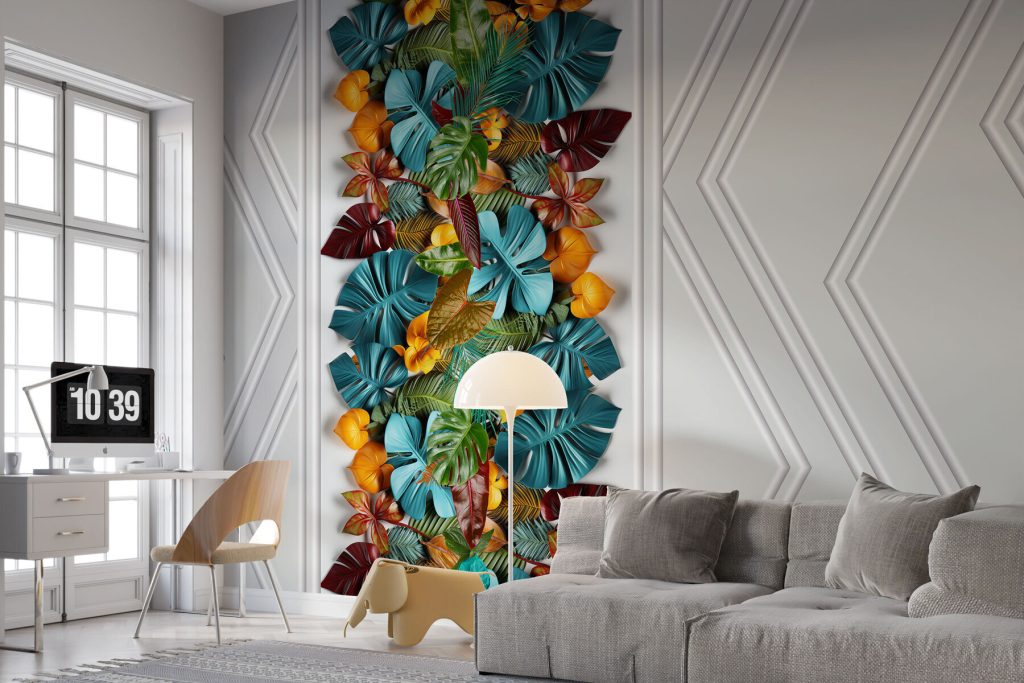 Bandă cu frunze tropicale — interior 6