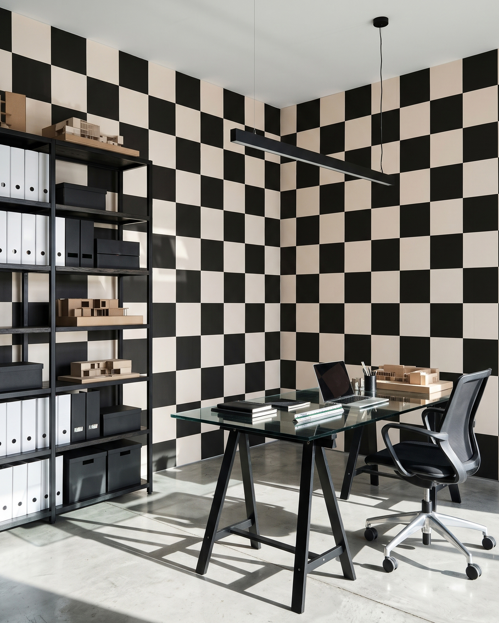Pătrățele în contrast — interior 7