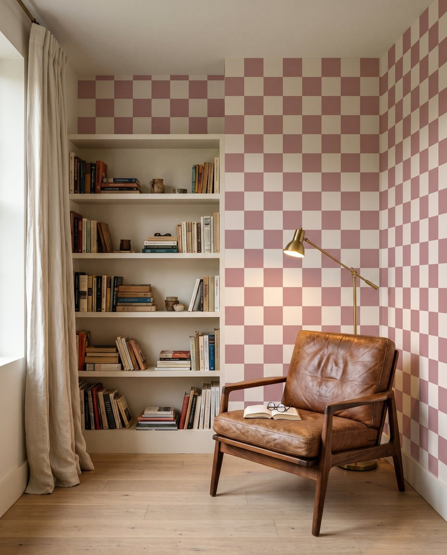 Pătrățele în contrast — interior 1