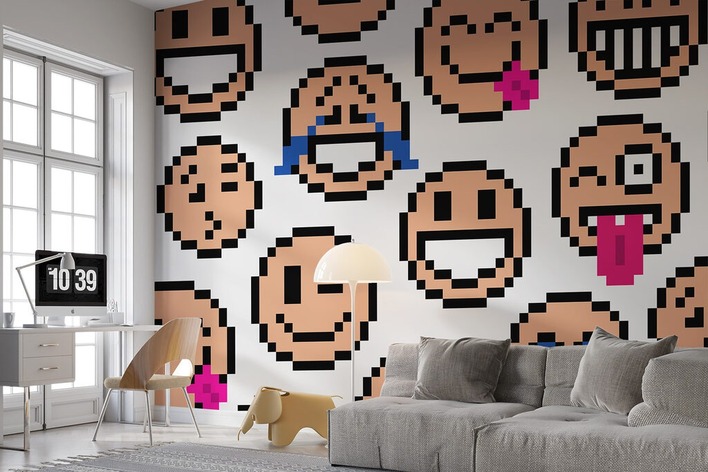 Fețe din pixeli — interior 1