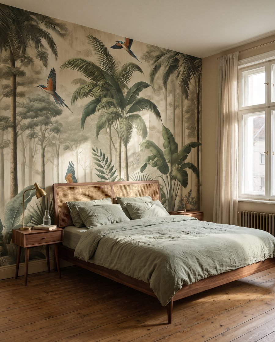Păsări printre palmieri — interior 2