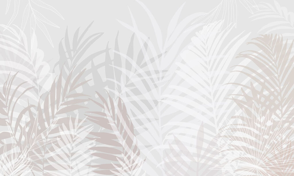 Frunze de palmier albe — design complet