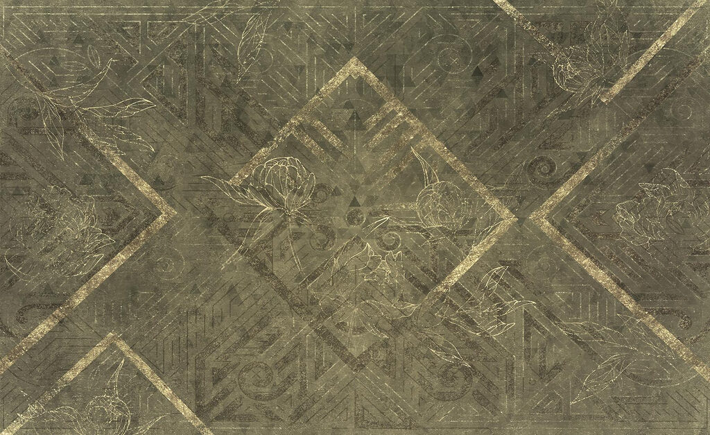 Pătrate cu ornamente — design complet