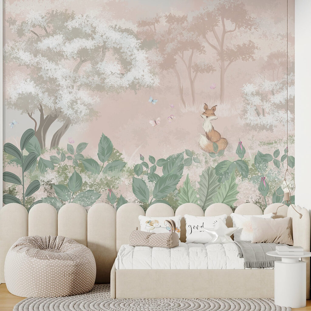 Vulpe printre copaci — interior 1
