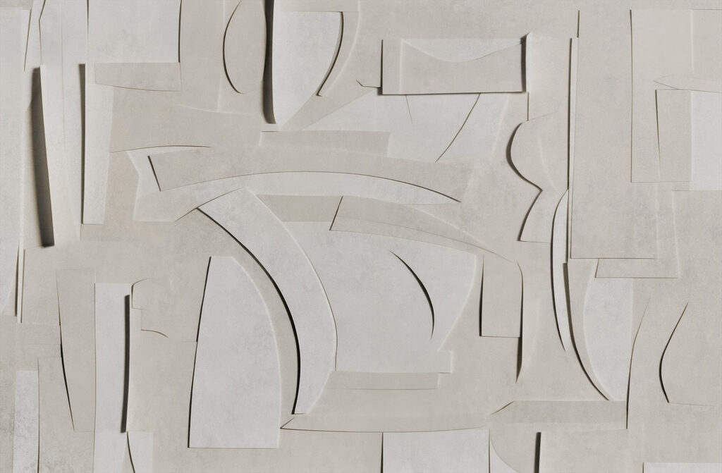 Pliuri geometrice în gri — design complet