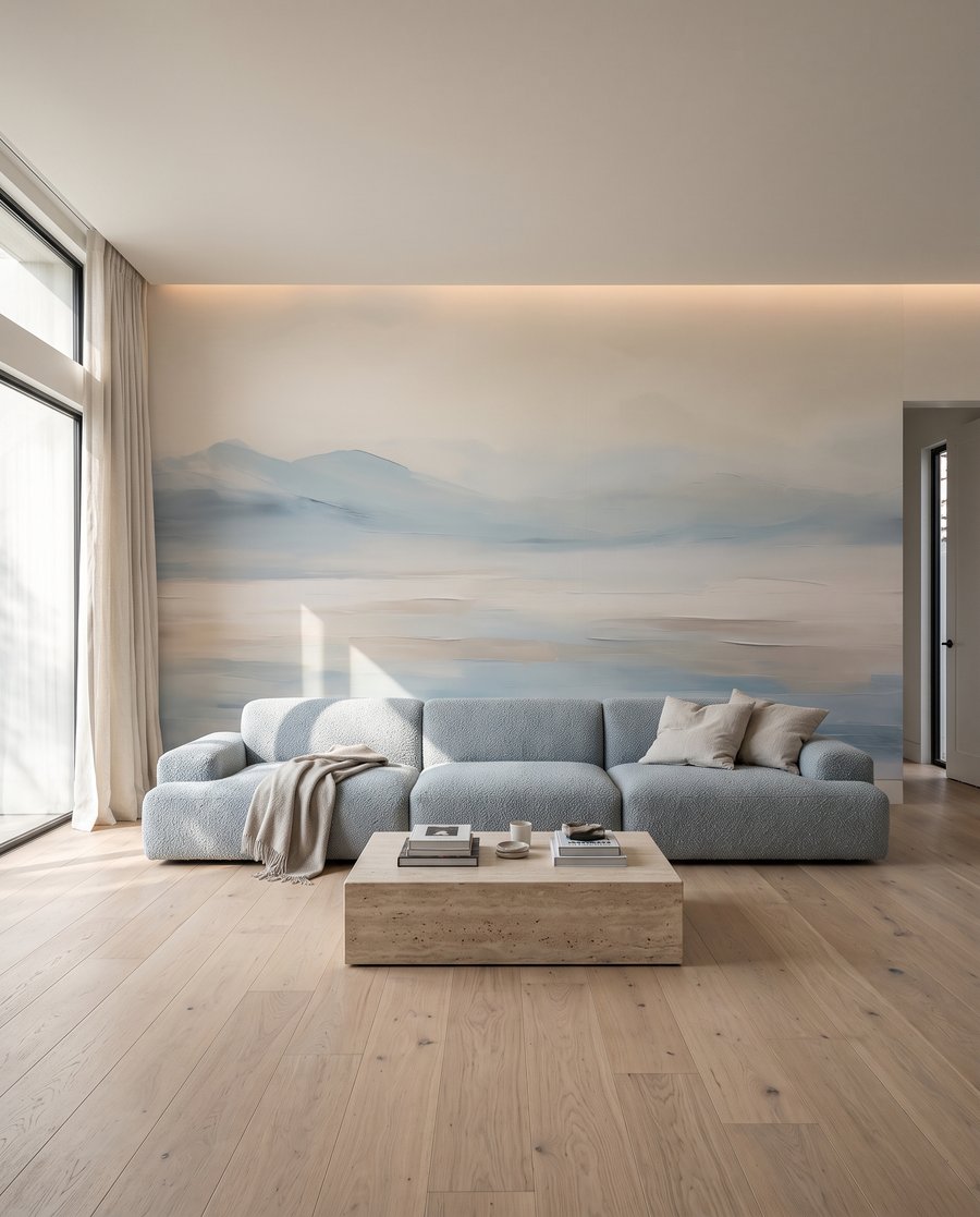 Apă sub orizont pastel — interior 3