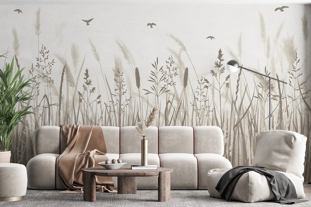 Păsări deasupra ierburilor — interior 2