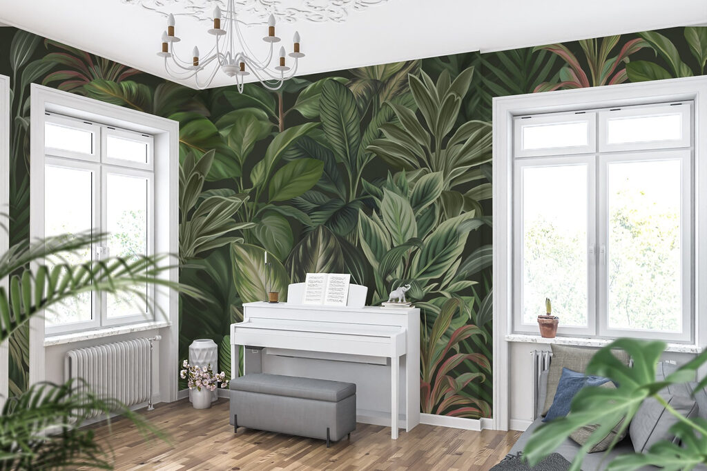 Junglă în verde adânc — interior 3