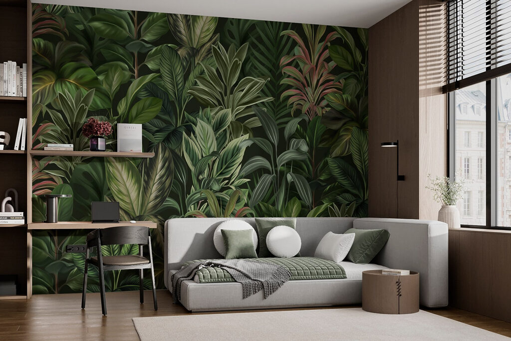 Junglă în verde adânc — interior 4
