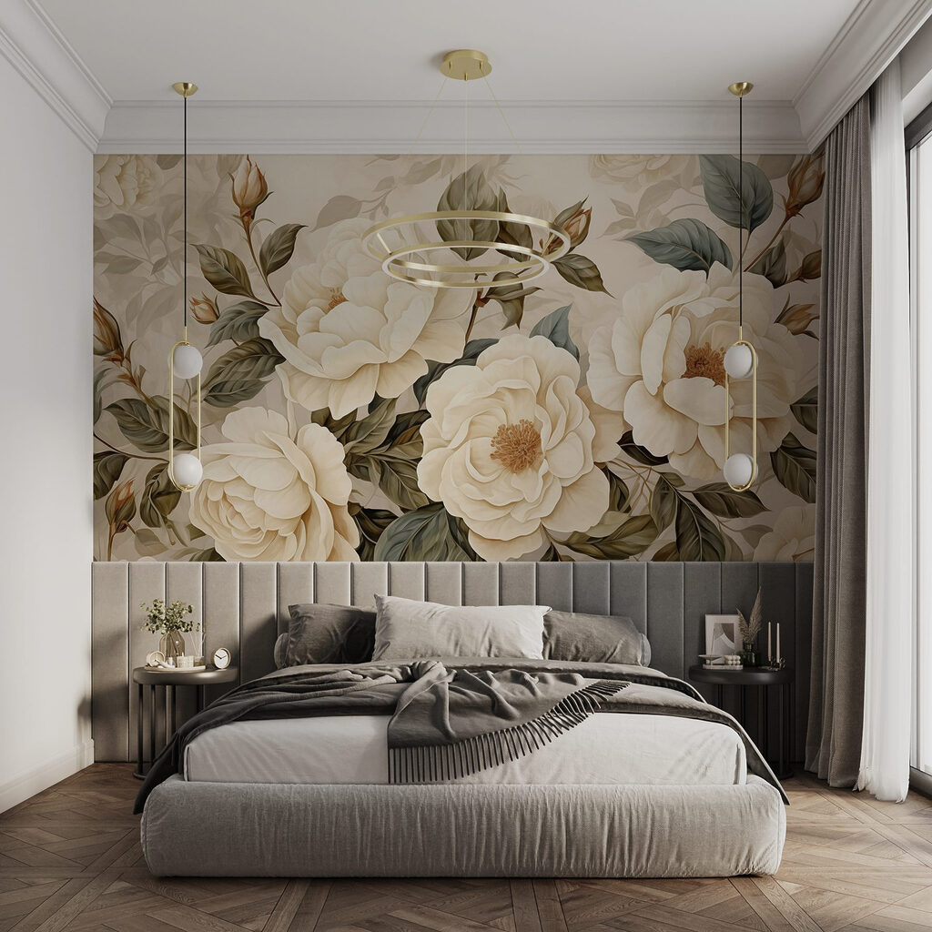 Trandafiri crem — interior 1