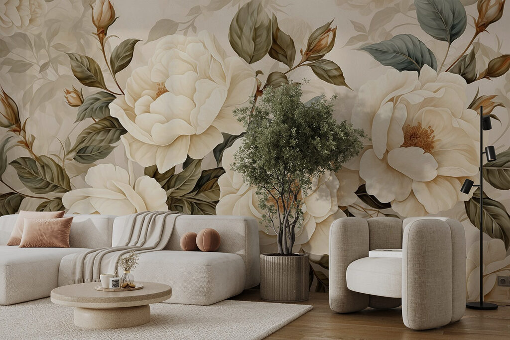 Trandafiri crem — interior 2