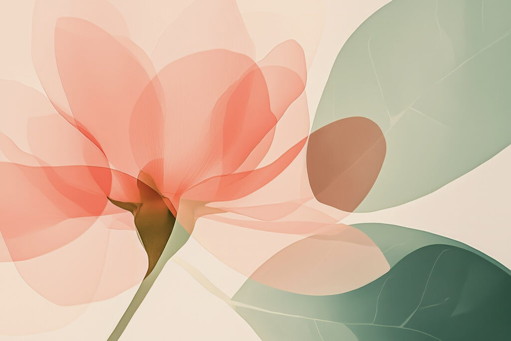 Floare transparentă — design complet