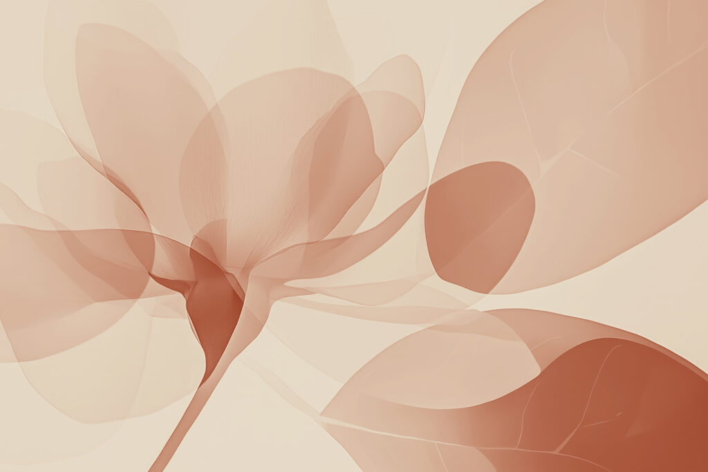 Floare transparentă — design complet