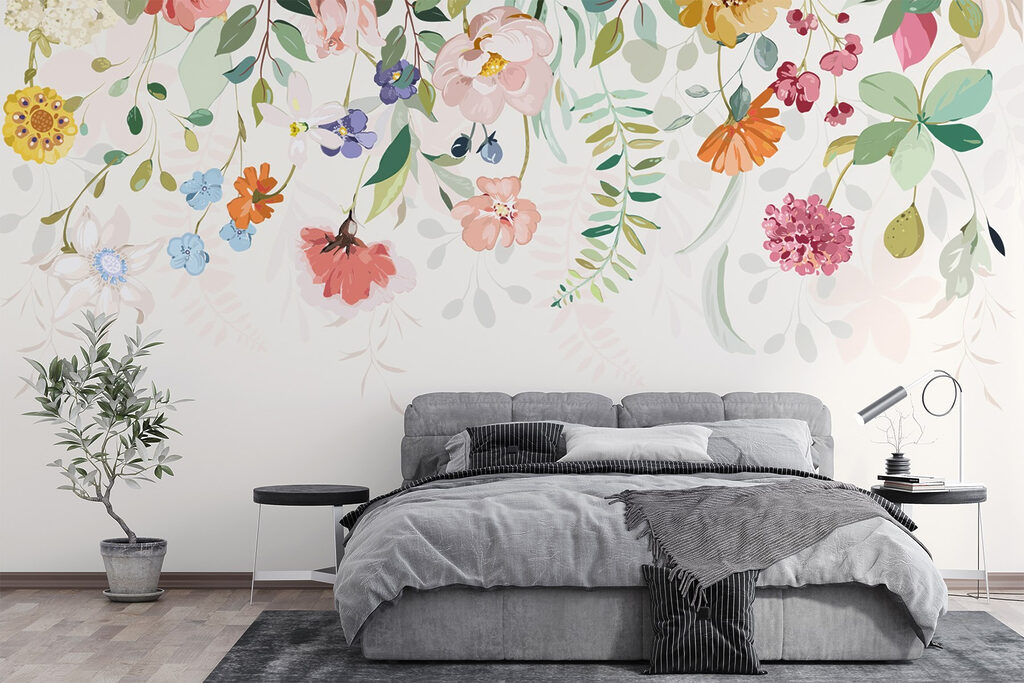Flori colorate coboară — interior 1