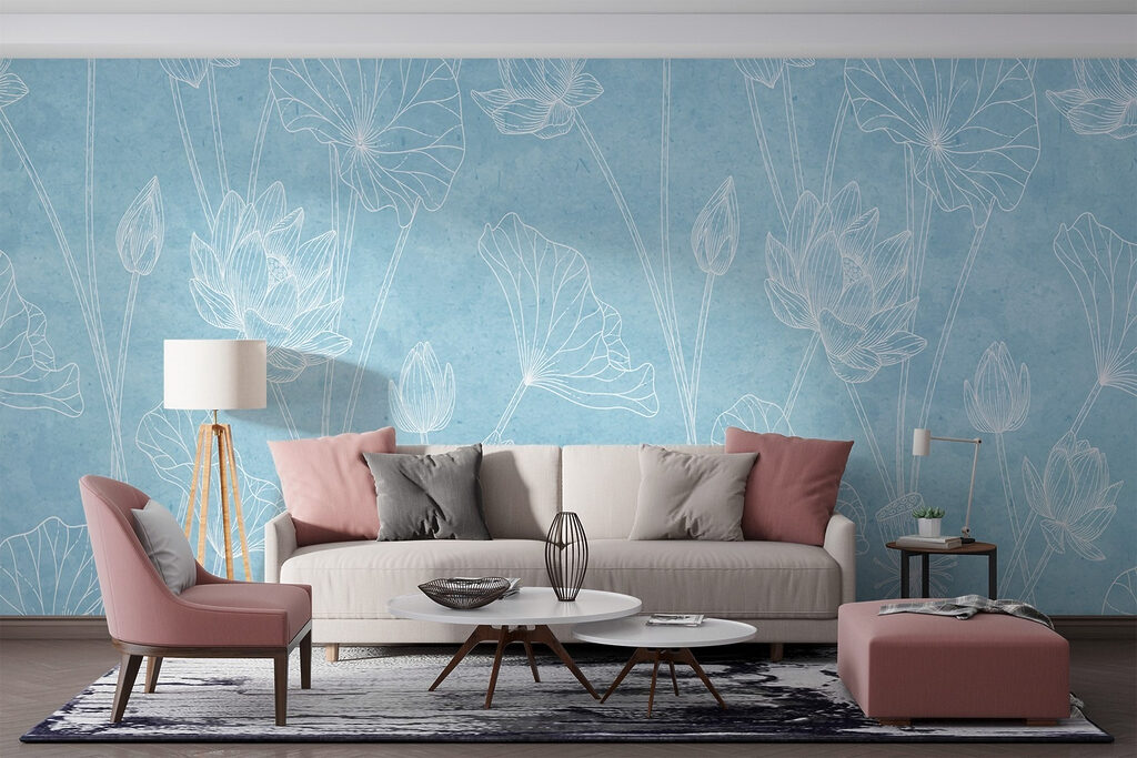 Linii de flori albe — interior 2