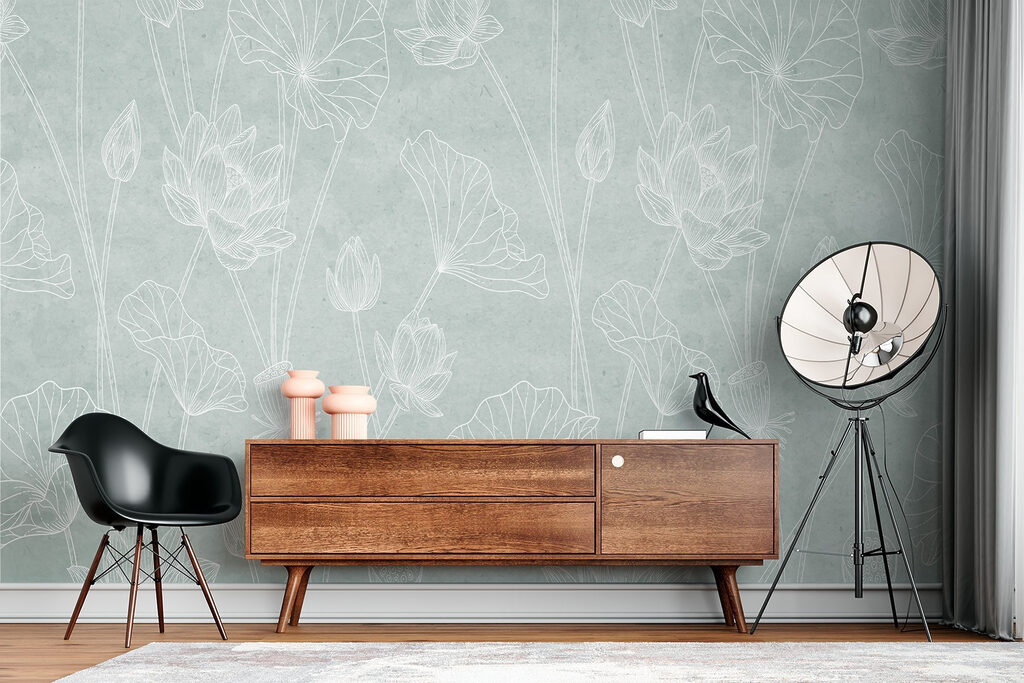 Linii de flori albe — interior 2