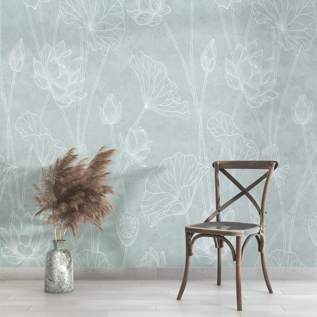 Linii de flori albe — interior 3