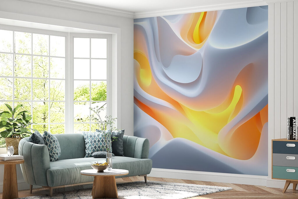 Lumină caldă în alb — interior 4