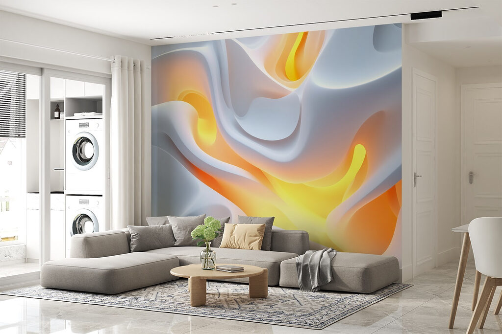 Lumină caldă în alb — interior 5
