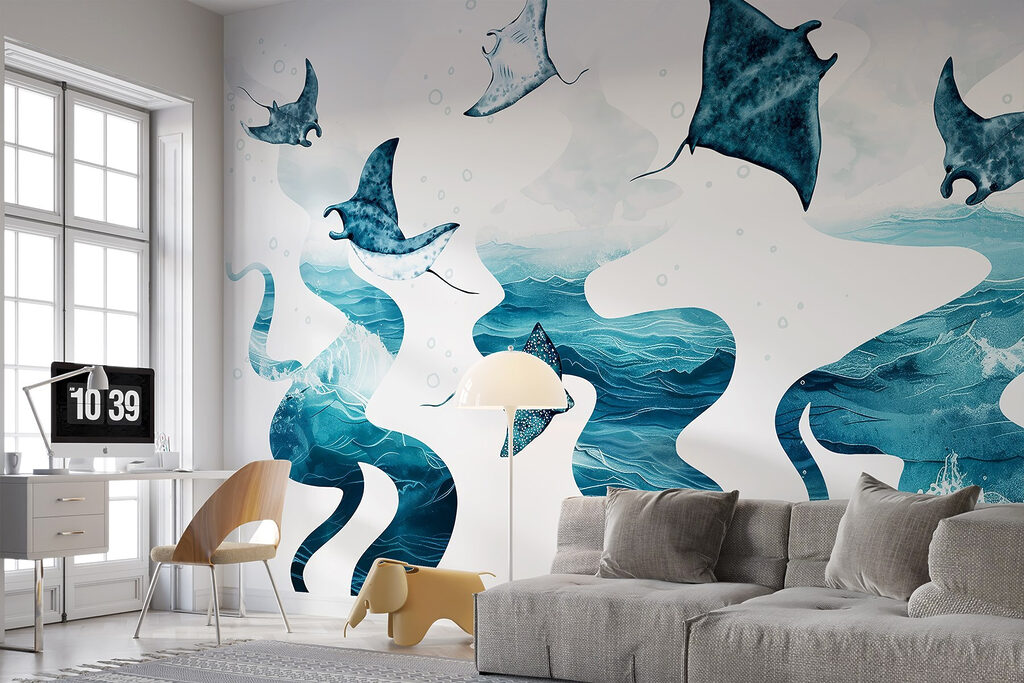 Raie deasupra valurilor — interior 1