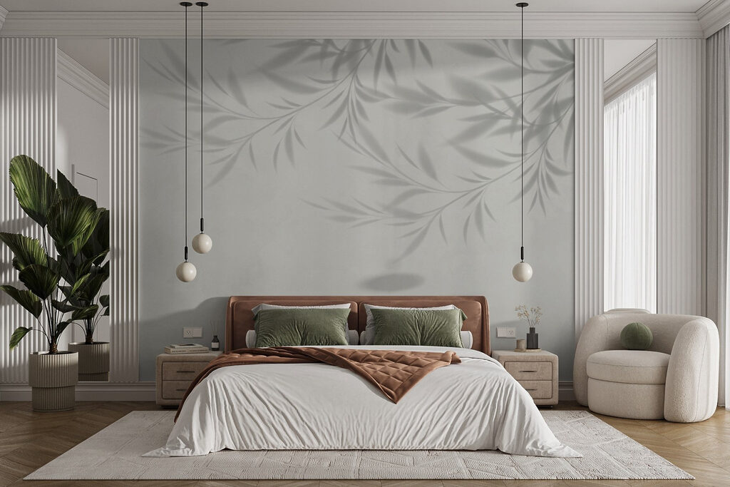 Frunze pe verde blând — interior 1