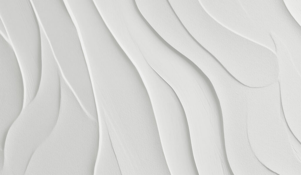Linii albe curgătoare — design complet
