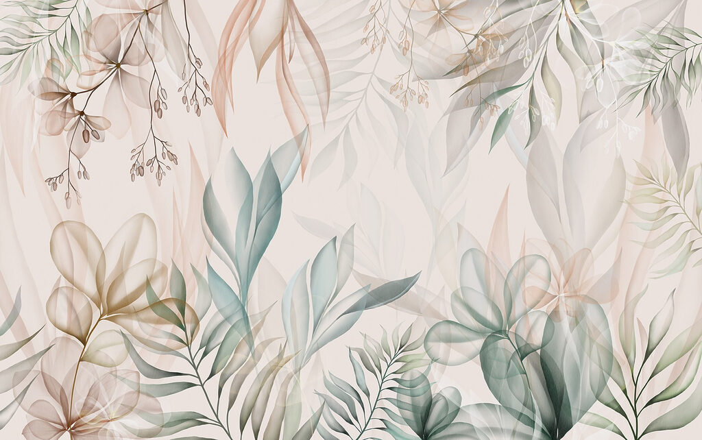 Ramuri în tonuri pastelate — design complet