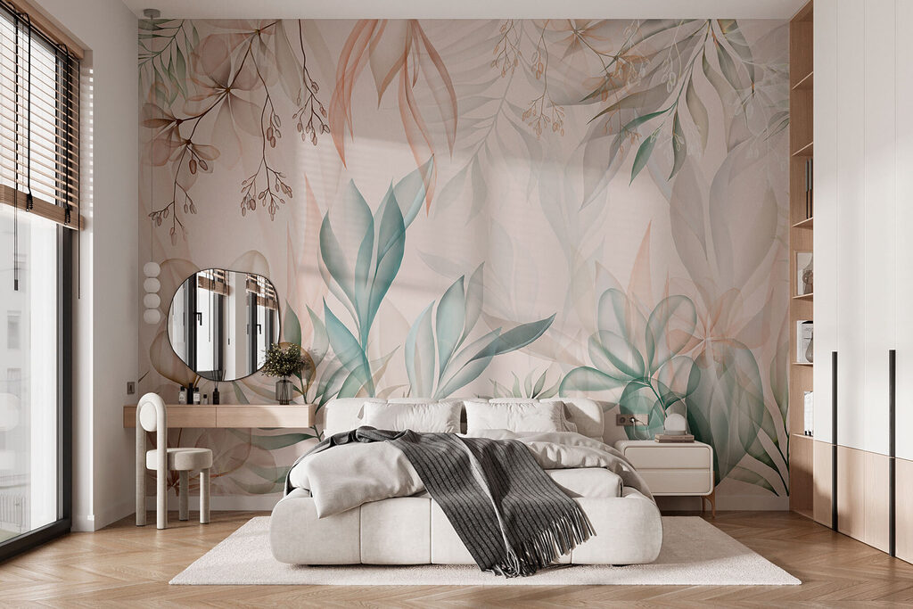 Ramuri în tonuri pastelate — interior 1