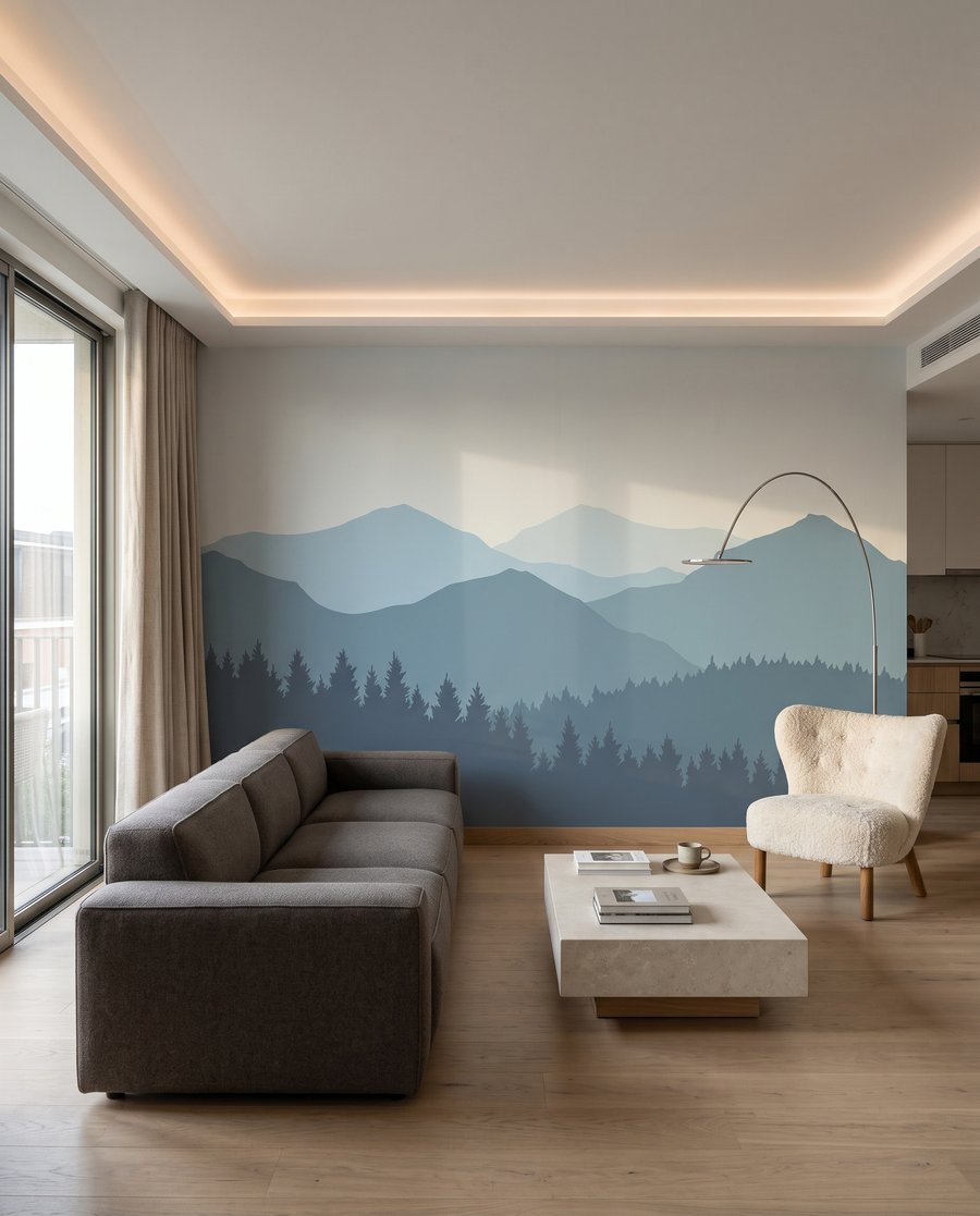 Siluete de munte — interior 3