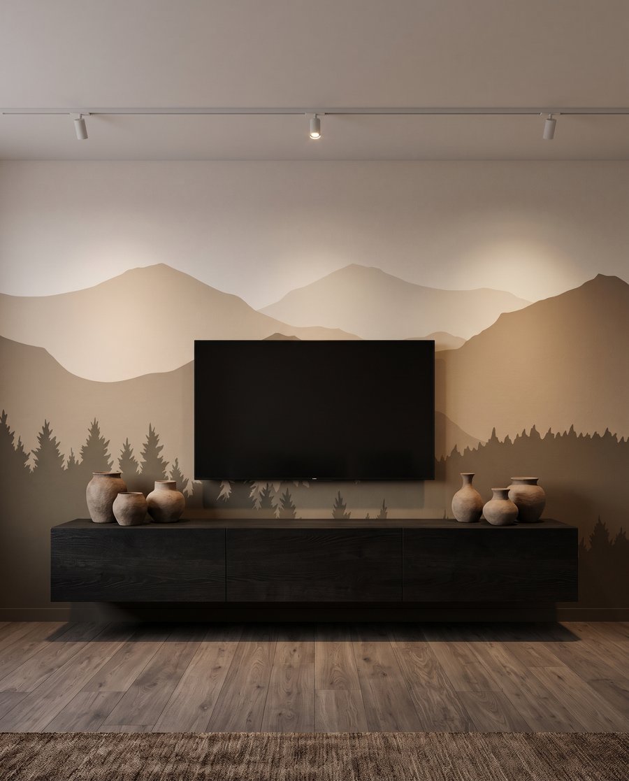 Siluete de munte — interior 1