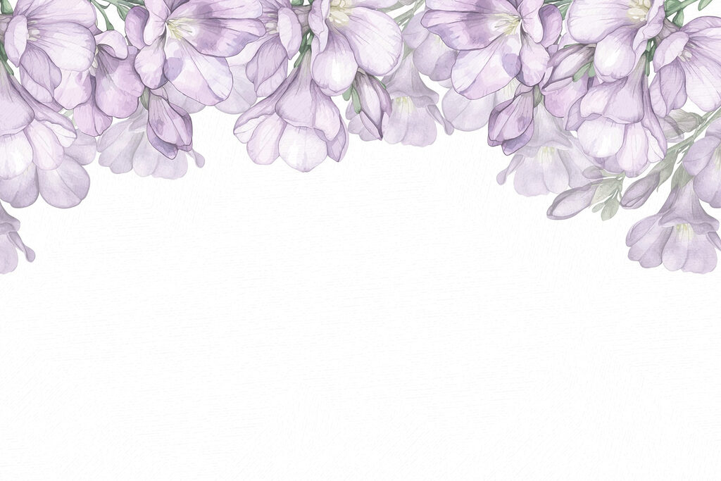 Flori liliachii de sus — design complet