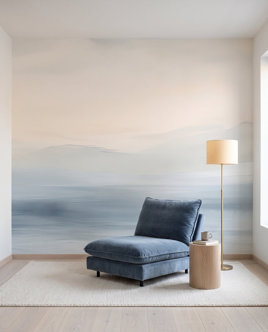 Mare în albastru estompat — interior 4