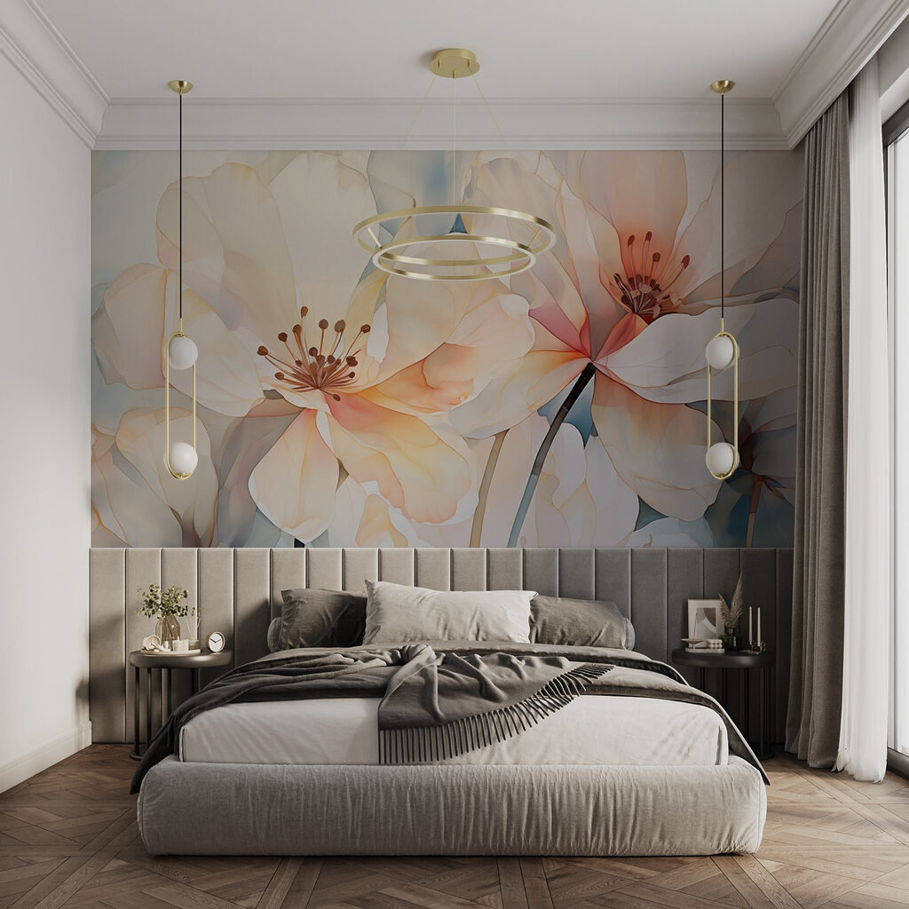 Flori mari în pastel — interior 1