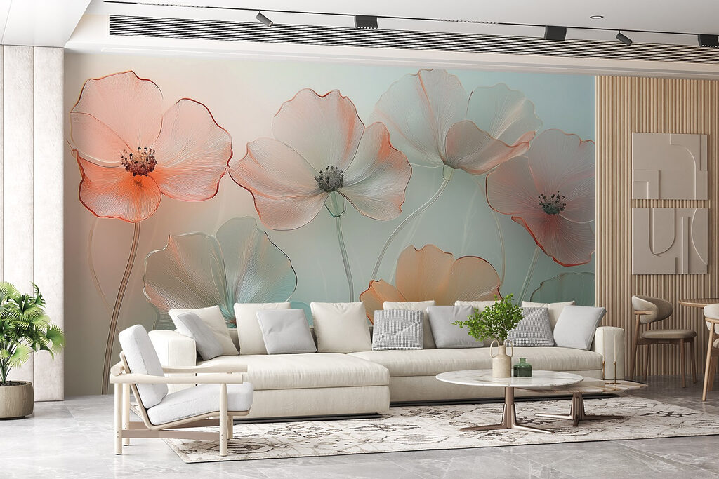 Flori transparente pe mentă — interior 5