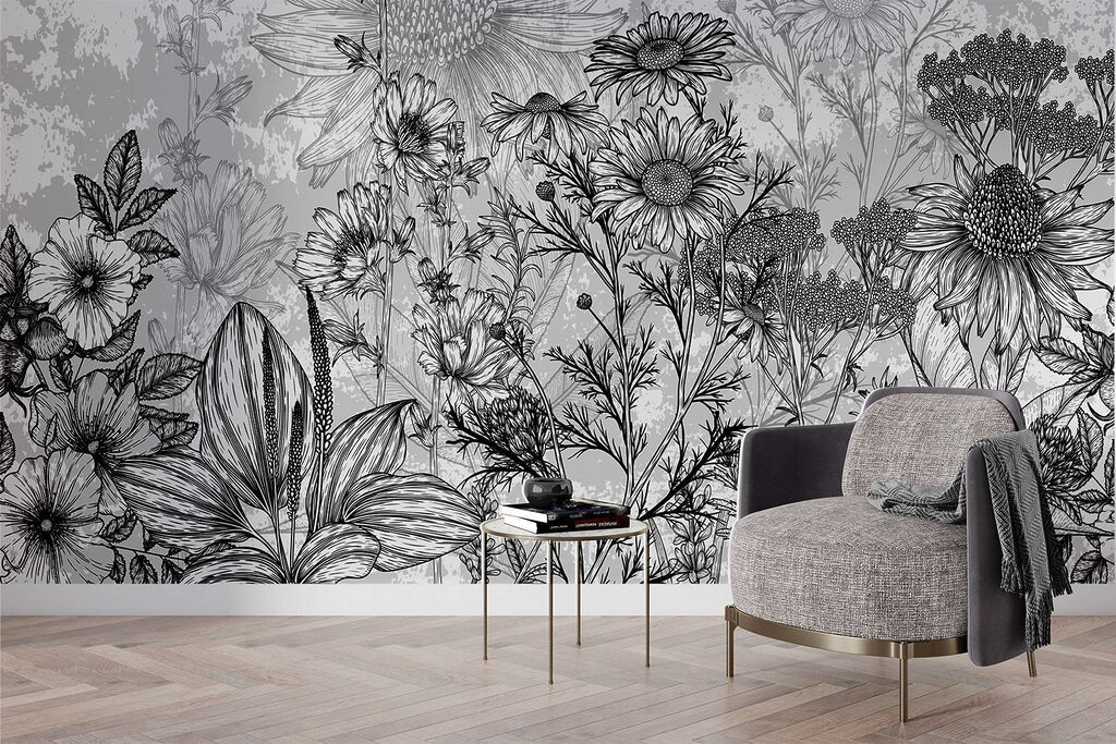 Pajiște în linii negre — interior 3
