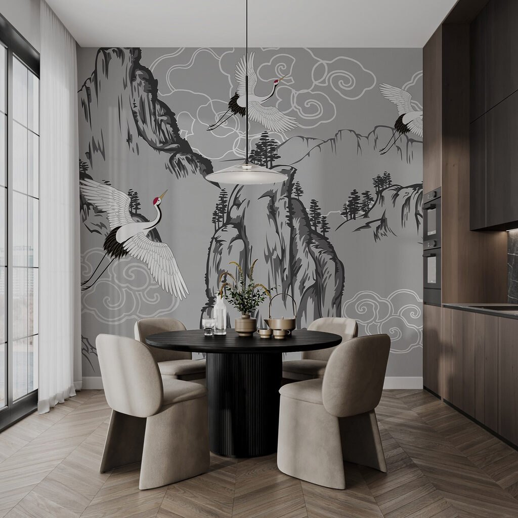 Cocori deasupra munților — interior 2