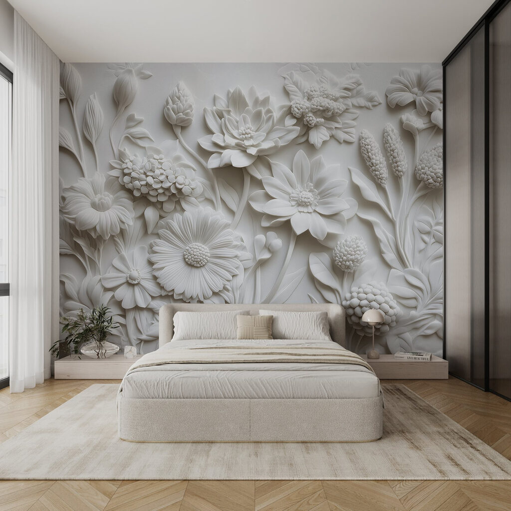 Flori albe dese — interior 3