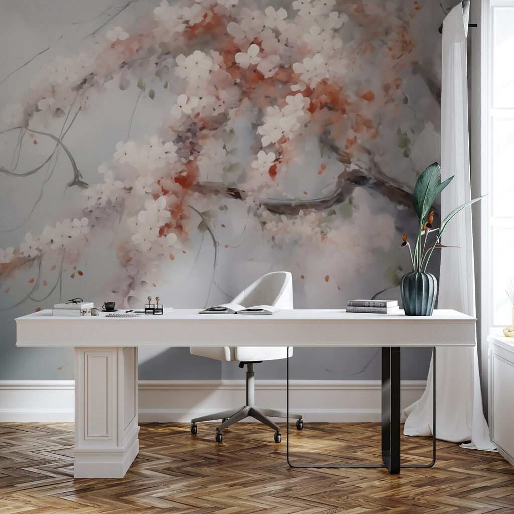 Ciorchini roz, ramuri curbate — interior 2