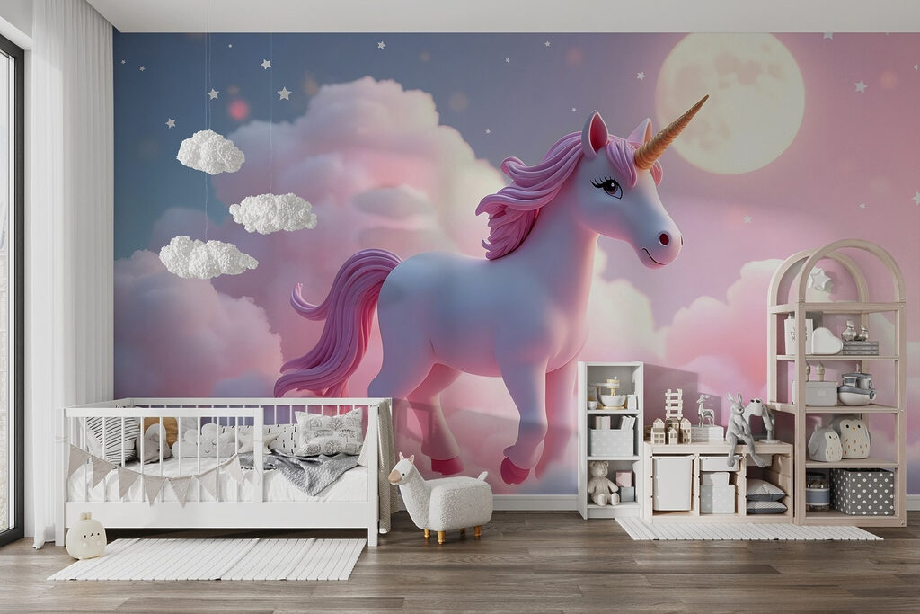 Unicorn pe nori roz — interior 1