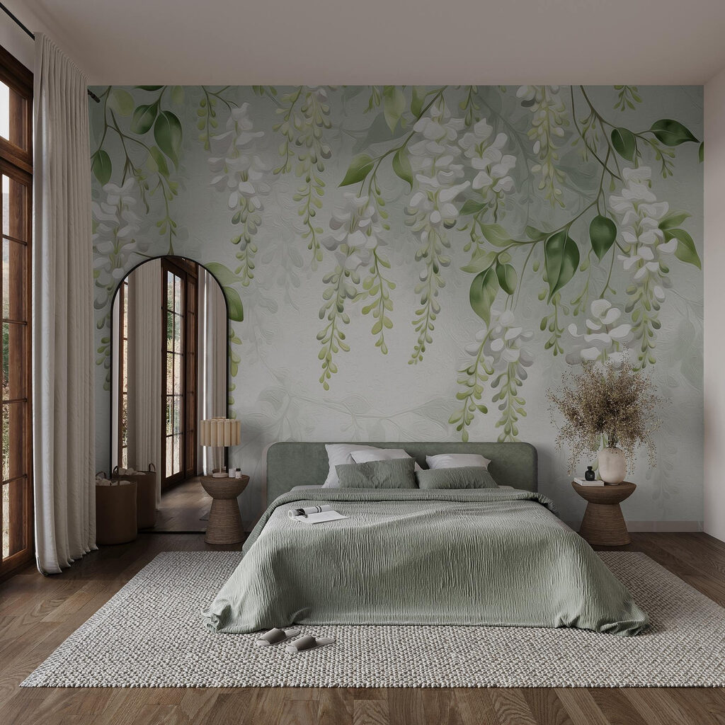 Ciorchini albi în cascadă — interior 1