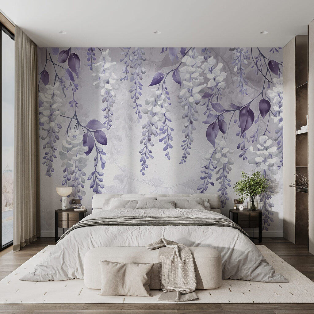 Ciorchini albi în cascadă — interior 1